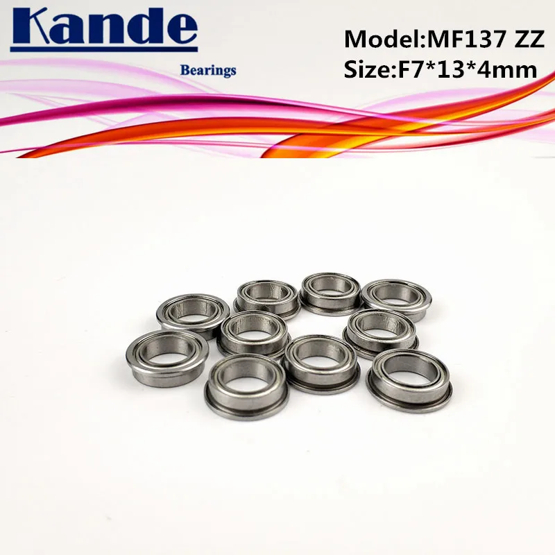 

Kande подшипники 10 шт. MF126ZZ MF126Z MF126 MF126 ZZ MF126 Миниатюрный фланцевый подшипник f6x12x4 мм