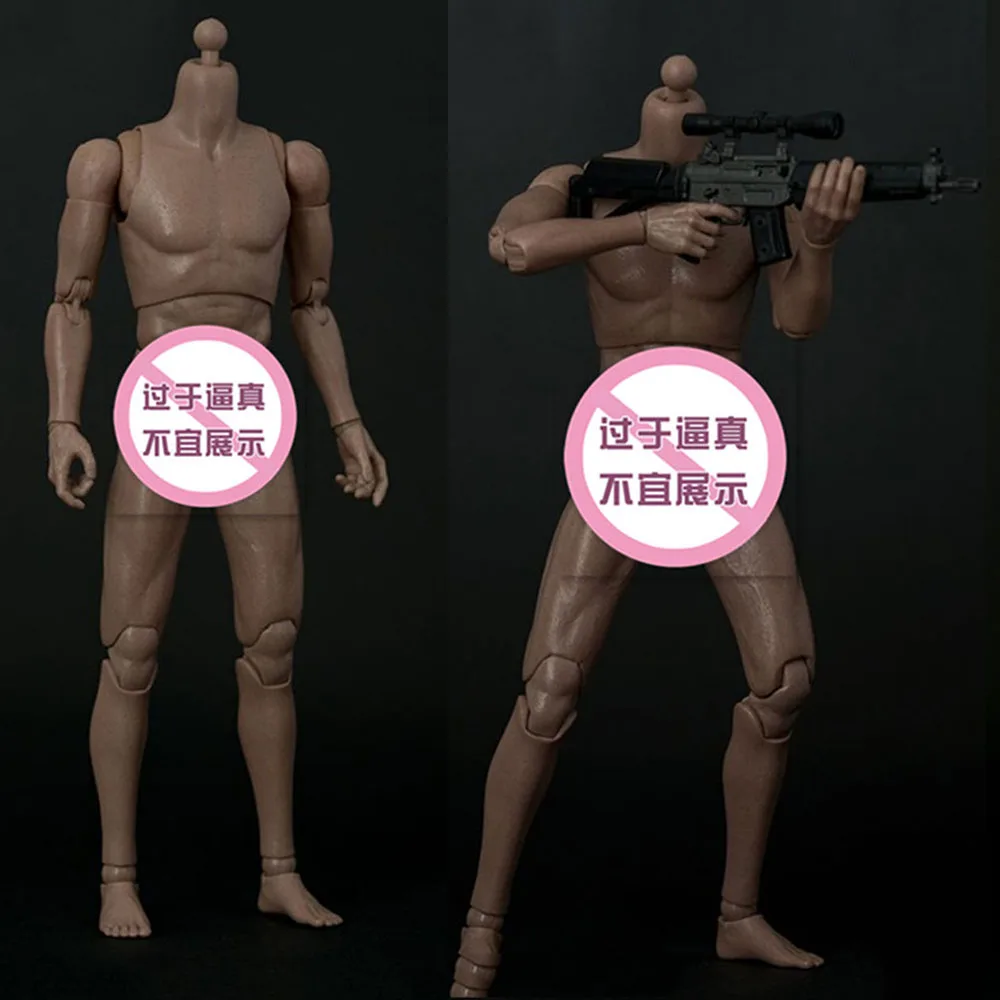 1/6 Men Military Armed Fighter Figure Body Model Narrow Shoulders Body For 12 Inche Action Figure Model Worldbox At011