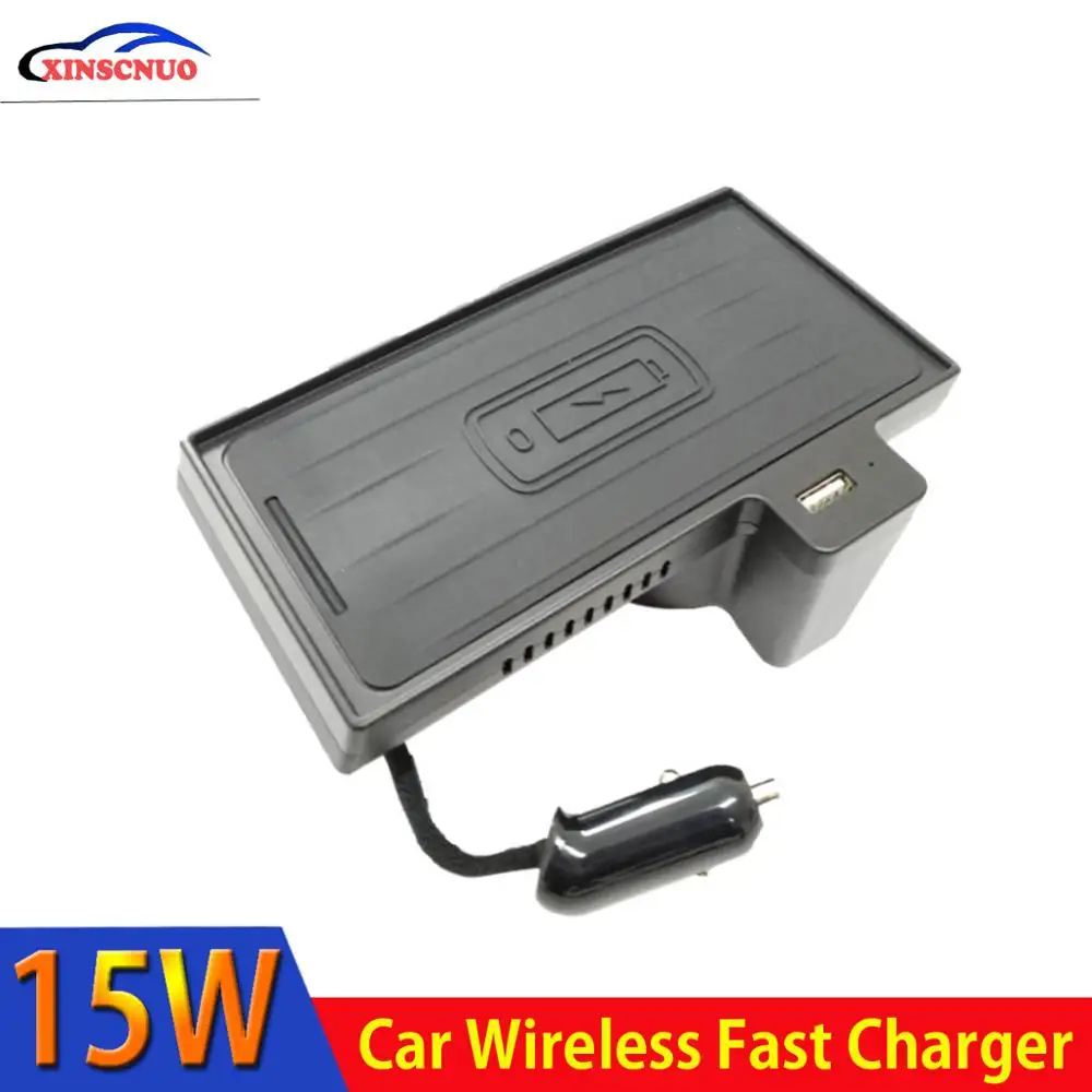 Car Accessories Vehicle Wireless Charger For BMW X5/X6 2007-2018 Fast Charger Module Wireless Onboard Car Charging Pad