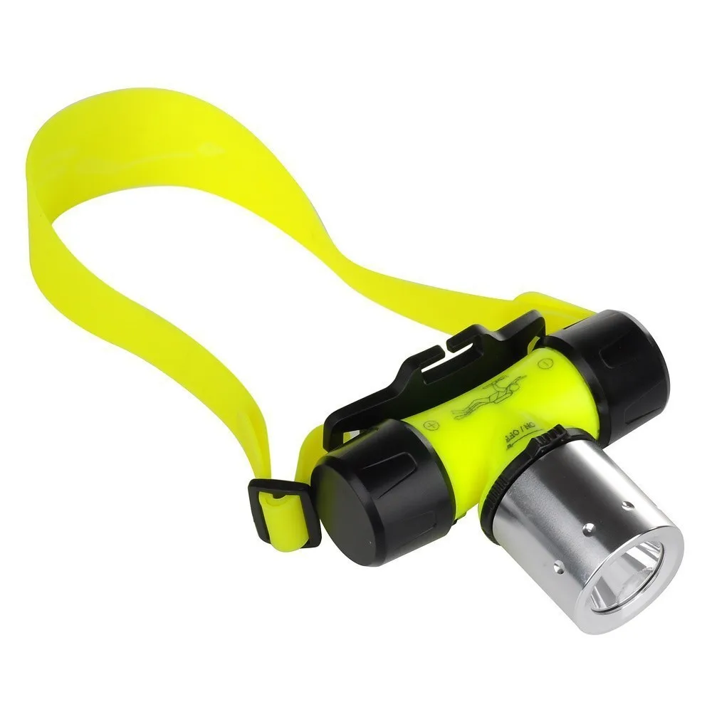 T6 LED 3 Mode Waterproof Scuba Diving Headlamp Underwater work  Headlight  Flashlight torch Light