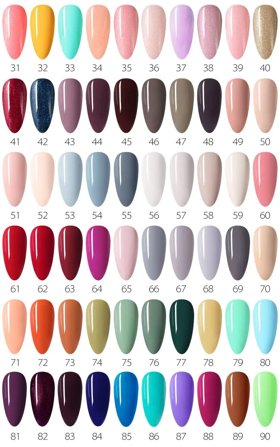 Venalisa Soak Off Gel Polish New Series Full Coverage Color 7.5ml Nail UV Gel Nail Gel Lacquer Varnish for CANNI Gel Manicure