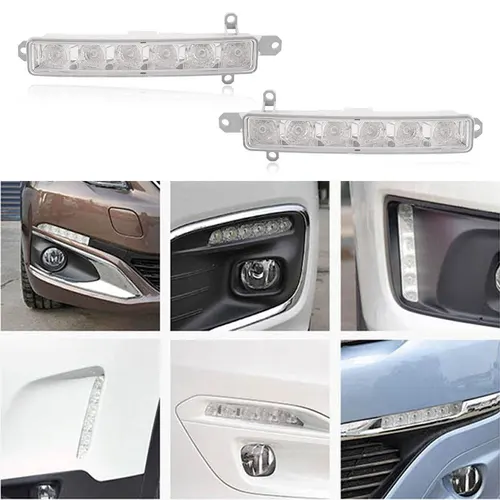 Imagen 2 del producto Faro LED DRL para Citroen C3 MK2 C1 c-elysee Berlingo B9, lámpara de conducción para Peugeot 308 108 107 Ranch Partner para Toyota