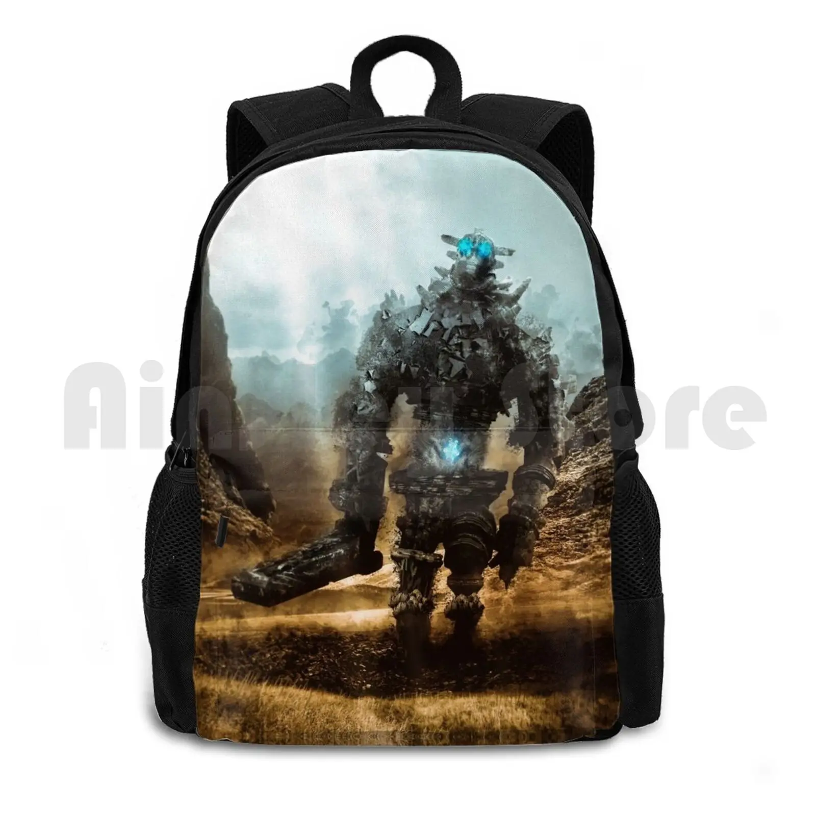 Shadow Of The Colossus Outdoor Hiking Backpack Riding Climbing Sports Bag Collection Shadow Of The Colossus Giant Games Cult