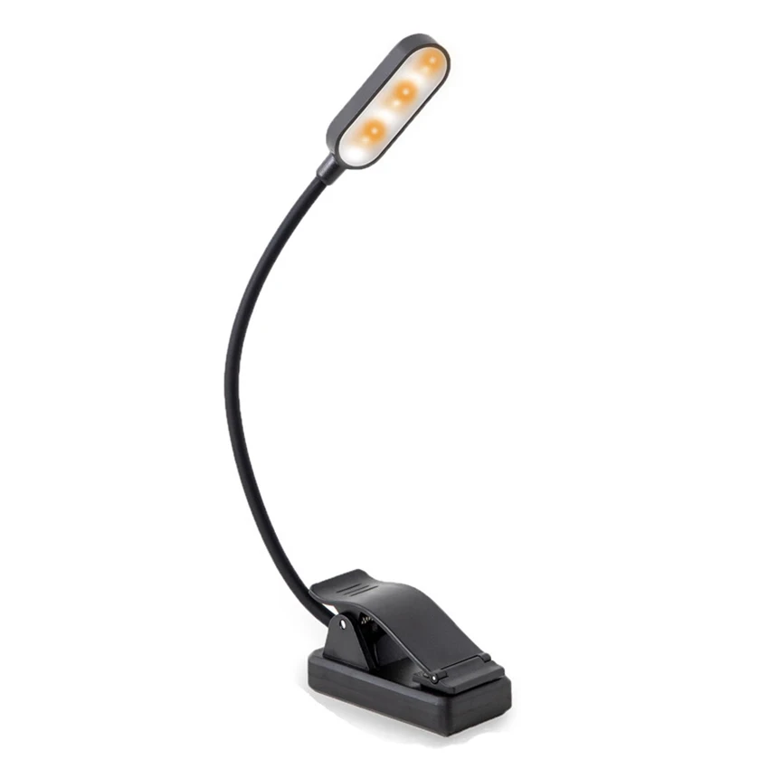 Rechargeable 9 LED Book Light, 3 Colortemperature x 3 Brightness, Reading Lights for Reading in Bed, Perfect Gift for Kids