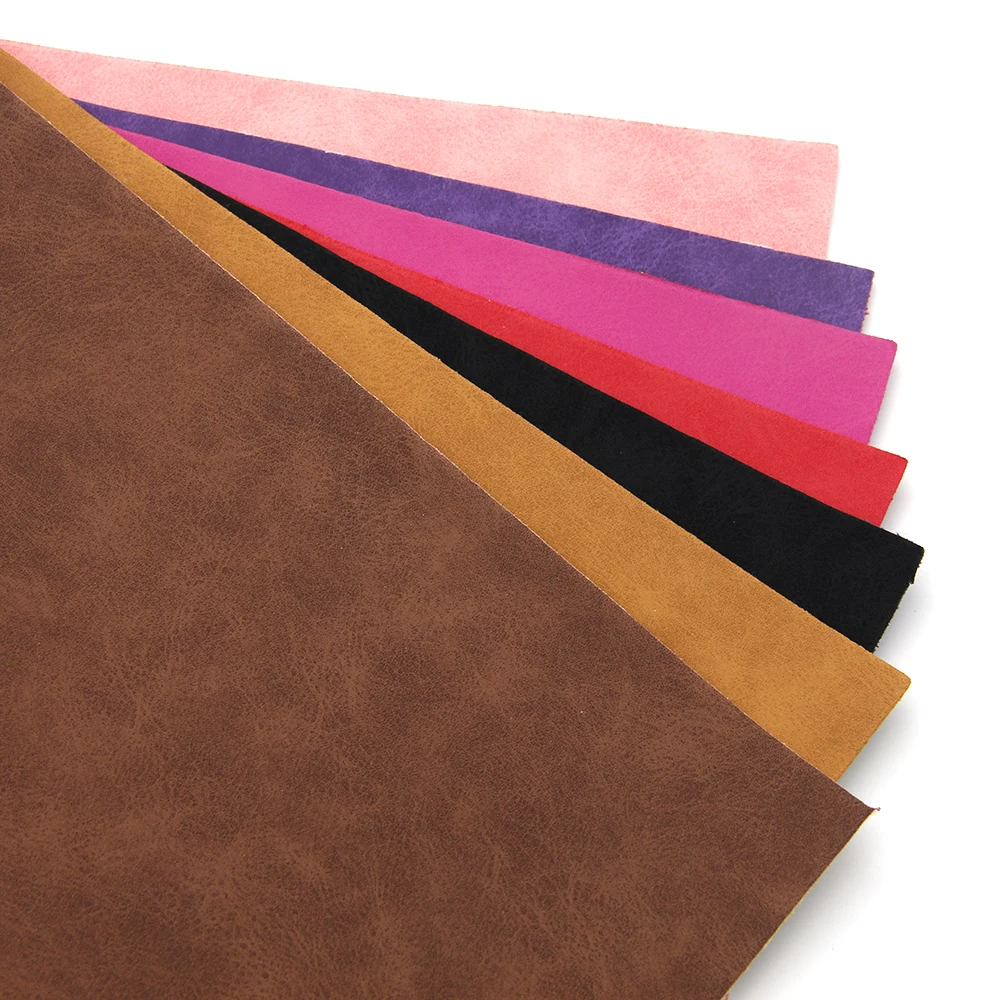 20*33cm Faux Suede PU Leather Fabric For Garment Waterproof Synthetic Leather Fabric DIY Sewing Material,1Yc6812