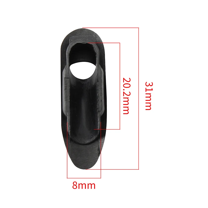 MUQZI 10PCS Frame Embedded Buckle MTB Road Bicycle Brake Hose Shifter Cable Guide Clamp Bike Shift Cable Accessories