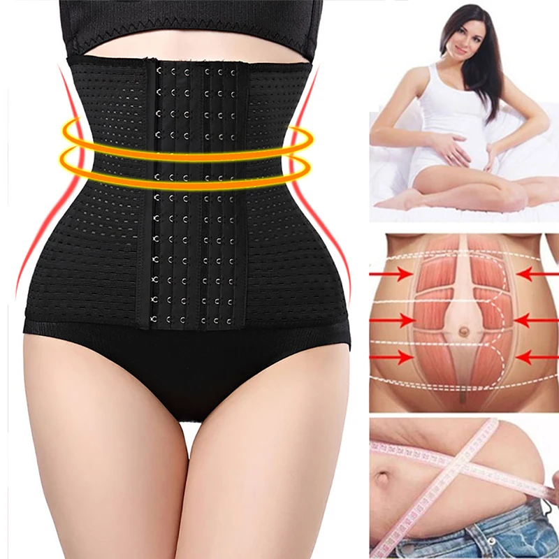 

Waist Trainer Reductive Girdle Woman Reducing Belts Slimming Belly Underwear Body Shaper Corsets Modeling Strap Shea Plus Size