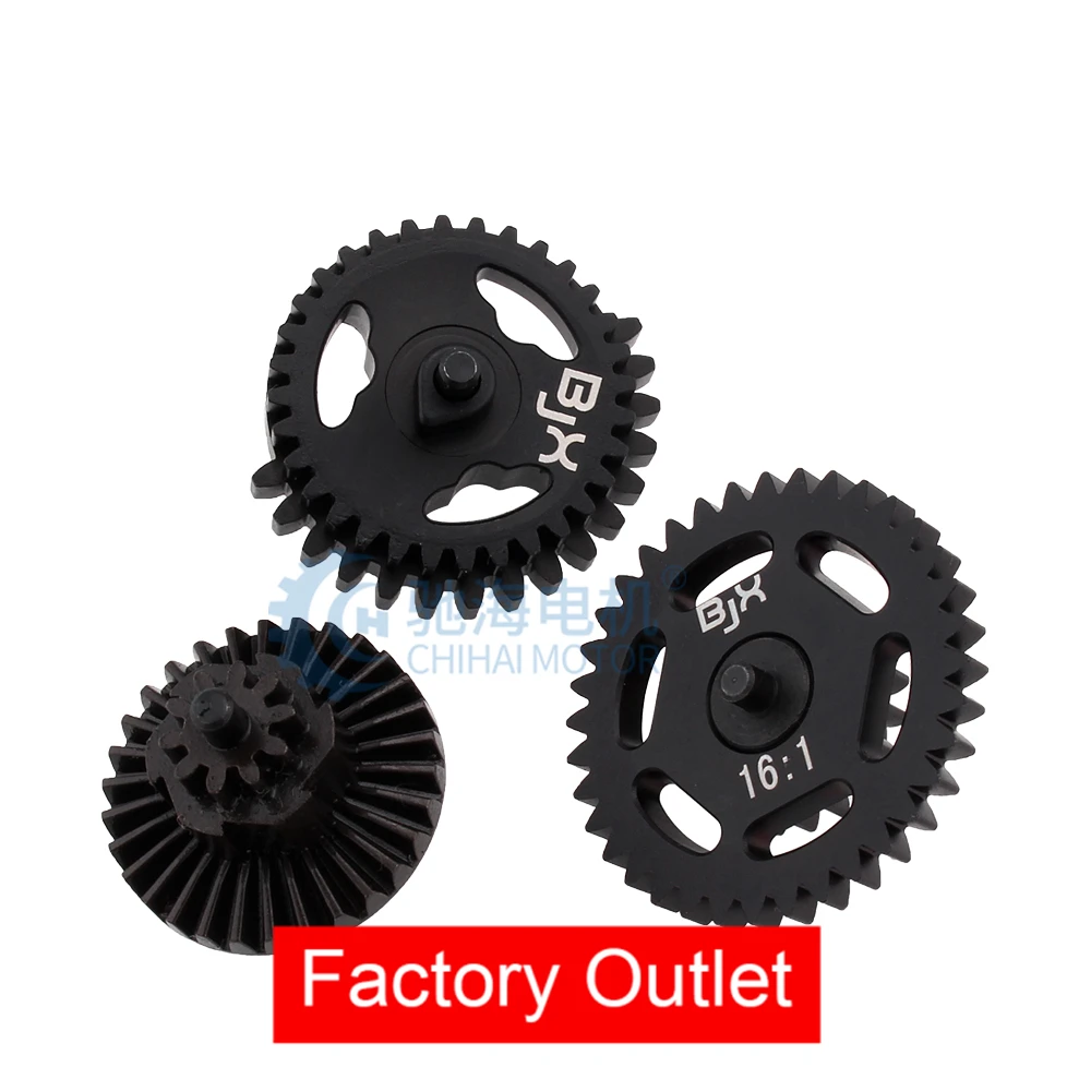 

18:1 16:1 13:1 Torque Speed Steel Gear Set for Ver.2/3 M4 AEG JinMing8 JinMing9 Airsoft Gel Blaster Gearbox Paintball Accessory