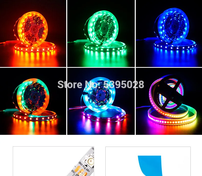 DC12v WS2811 SeriesFW1903 LED Strip Lights Chip  SMD5050 IC smart driver Programming Addressable Led Strip tape lamp 30/60leds/m
