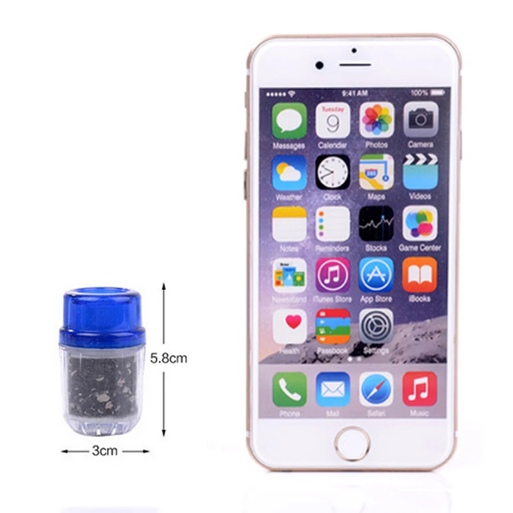 Universal Kitchen Activated Carbon Charcoal Filter Water Saving Bubbler Water Softener Kitchen Tap Filter Health Care Tool