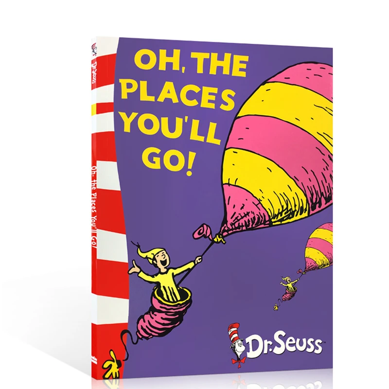 

3 Books Oh The Places You'll Go etc. Dr.Seuss Interesting Story Parent Child Kids Picture English Books Christmas Gift Age 3 up