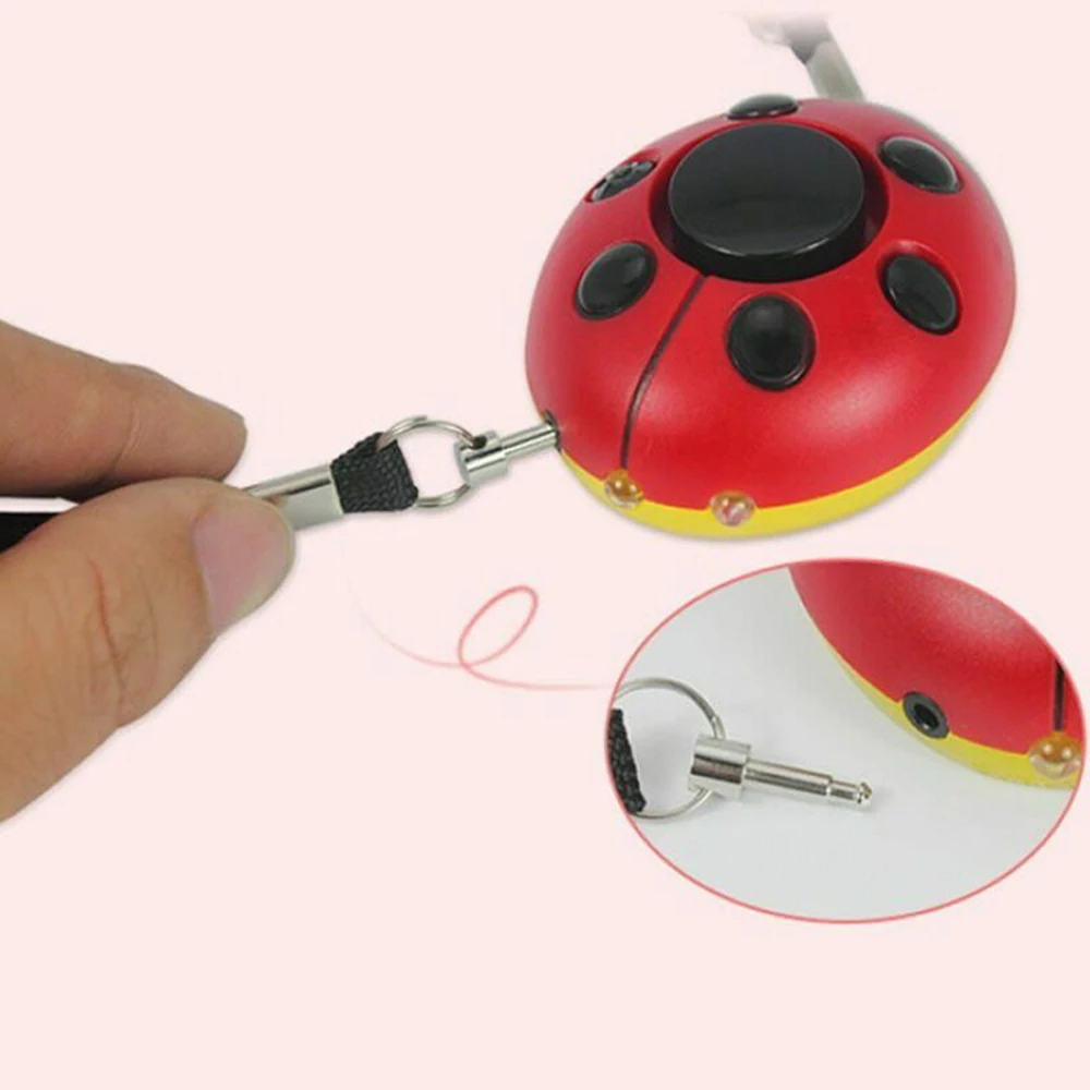 Self Defense Alarm 130dB Beetle Girl Women Security Protect Alert Personal Safety Alarms Scream Loud Keychain Emergency Alarm