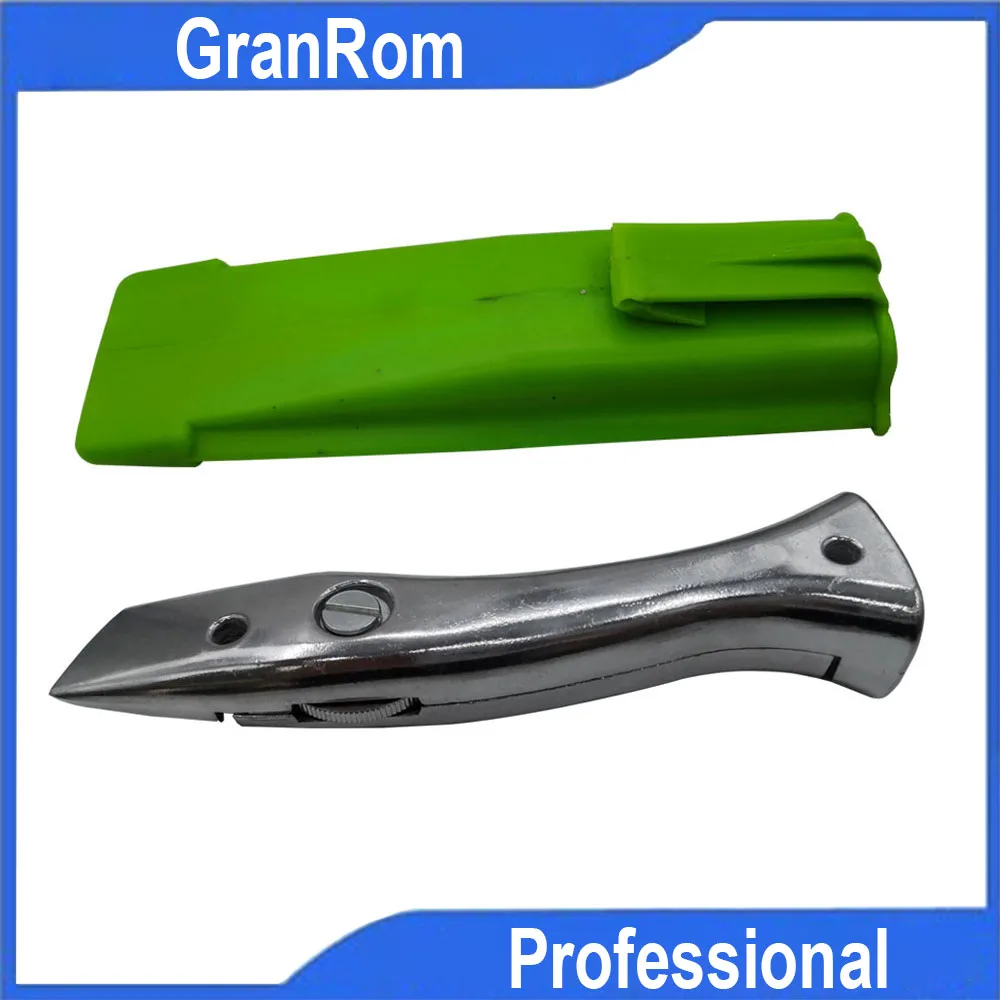 FREE SHIPPING Dolphin PVC Zinc-aluminum Alloy Handle Roll Floor Cutter Knife Wallpaper Carpet Cutting Tool with10 pcs blade