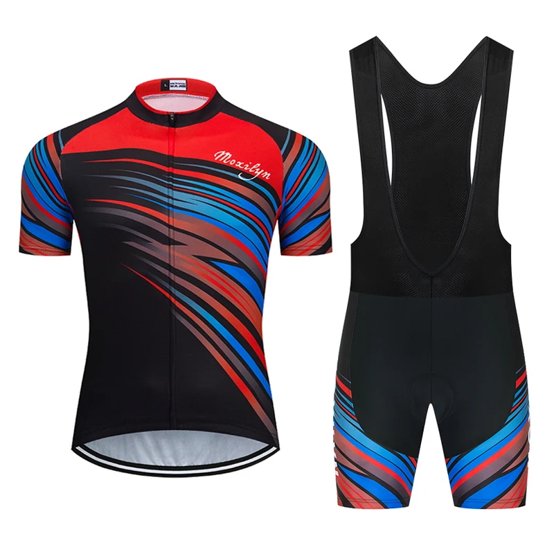 

Moxilyn 2020 Mens Black Cycling Clothing MTB uniform Bike Wear Cycling Jersey Short Set Ropa Ciclismo Maillot Culotte