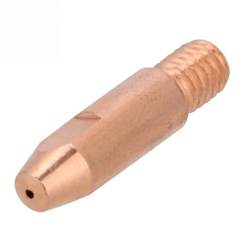 24KD 0.8/0.9/1.0/1.2mm M6*28mm Copper Contact Tips Welding Nozzles for 24KD MIG/MAG Welding Torch Tip M6 For Binzel Gas Nozzle