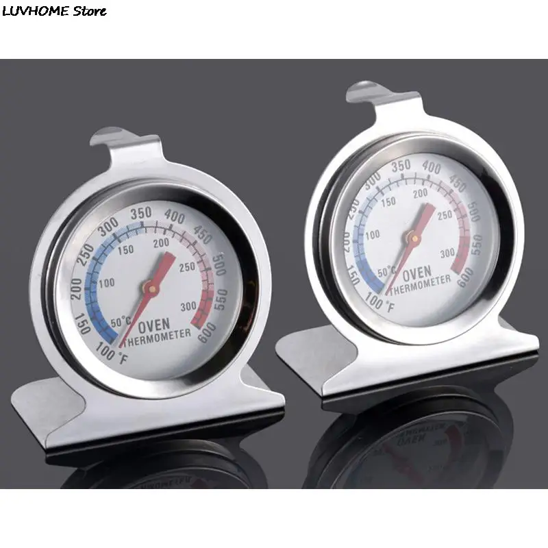 Food Meat Temperature Stand Up Dial Oven Thermometer Stainless Steel Gauge Gage Large Diameter Dial Kitchen Baking Supplies