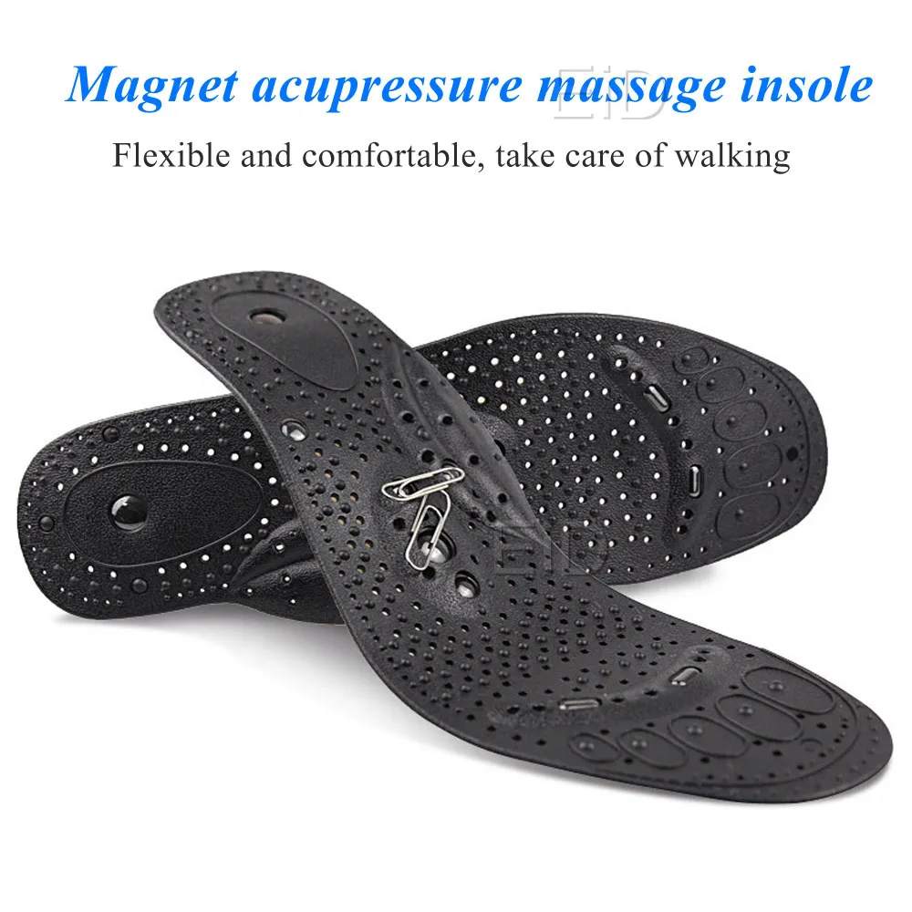 Orthopedic Premium Magnetic Therapy Magnet Health Care Foot Massage Insoles Unisex Shoe Comfort Pads Magnet Insoles women man