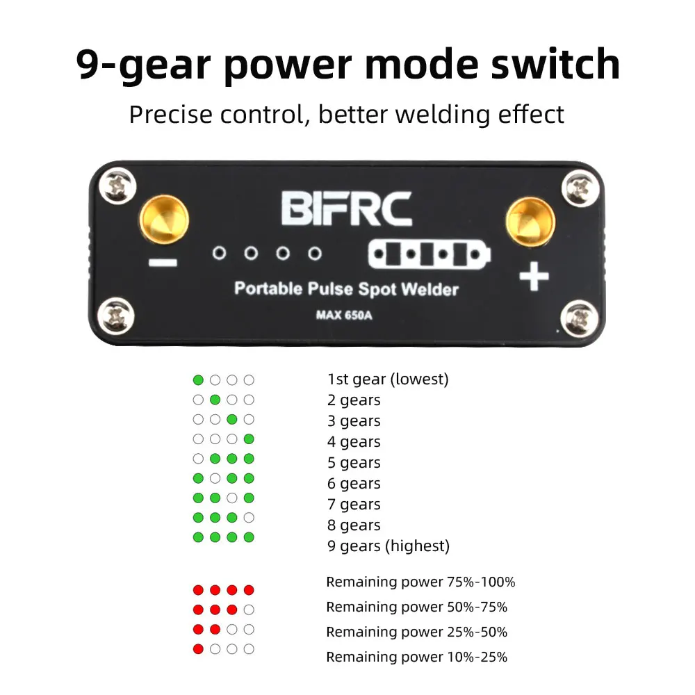 DH20 Pro Portable 9 Gears DIY Spot Welders Mini Spot Welding Machine Quick Release Pen Nickel Plate 18650 Battery Spot Welder