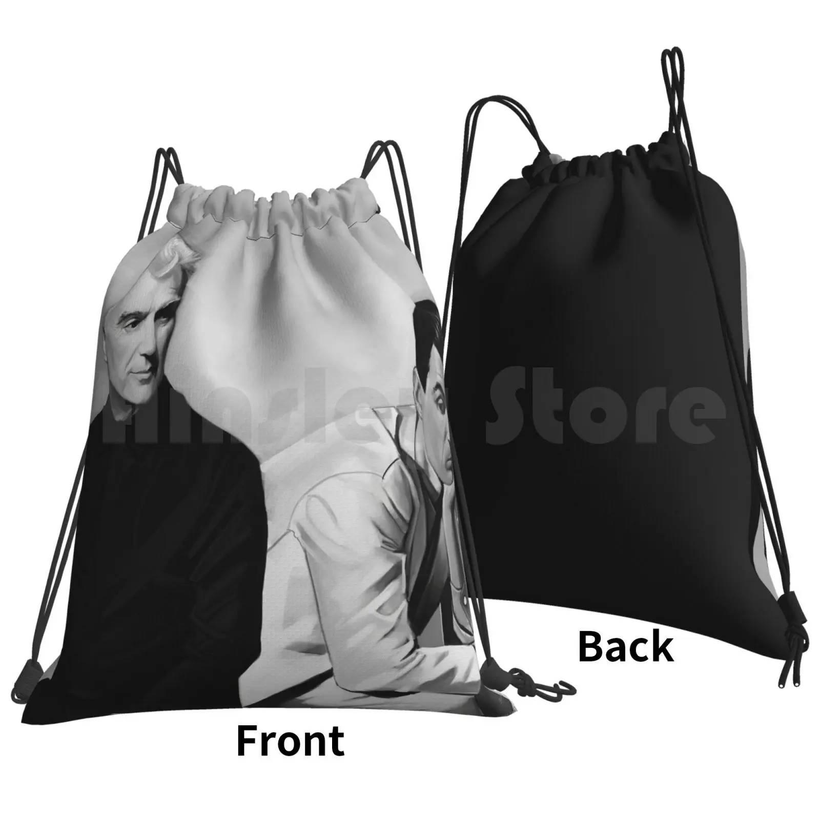 David Byrne Backpack Drawstring Bag Riding Climbing Gym Bag David Byrne Talking Heads Music