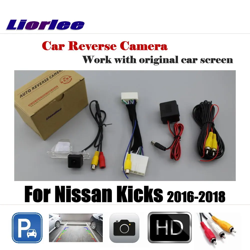 For Nissan Kicks (P15) 2016-2021 Car Rearview Reverse Parking Camera Rear View Back HD CCD OEM CAM