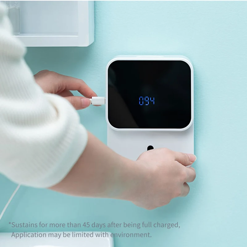 Youpin Xiaozhi-Sensor infrarrojo de espuma para el hogar, dispositivo de inducción automática con pantalla LED, para casa, centro comercial y WC, novedad