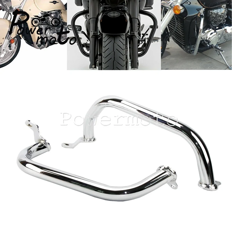 

Motorbike Engine Case Guard for SUZUKI Boulevard M109R 06-17 1-1/4" Crash Bar Bumper Guard Falling Protection