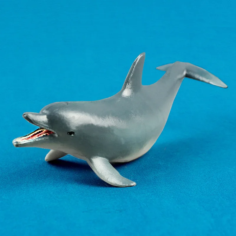 Sea Life Models Mini Dolphin Figures Lifelike Simulation Marine Organism Jumping Dolphin Toys Kid Gifts Cognitive Toys