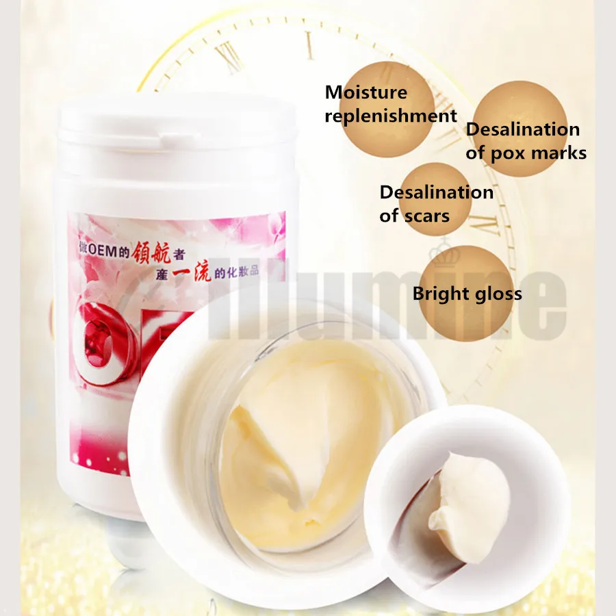 

Horse Ointment 1000g Anti-wrinkle Anti-acne Printing Skin Acne Marks Moisturizing Day Night Cream Beauty Salon