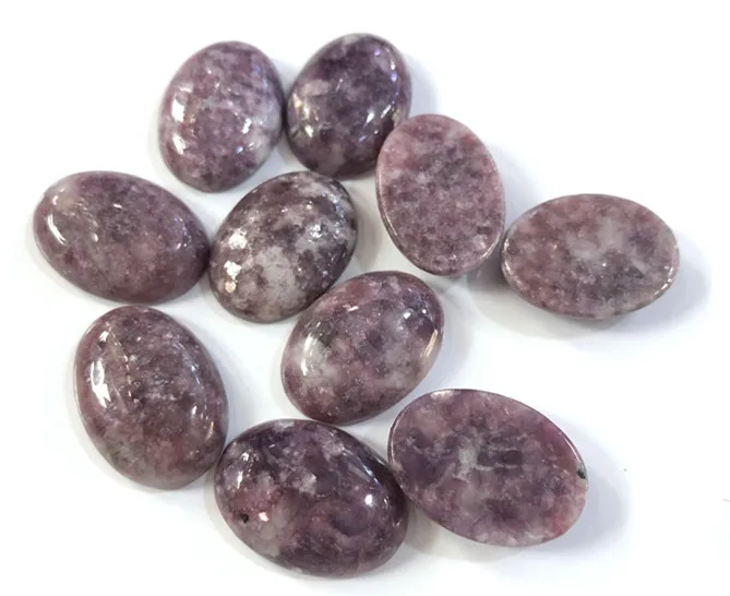 Wholesale Natural Gemstone Cabochon Beads 18x25mm Flat Bottom Oval Beads  For Jewelry Making Ring Face Accessories10pcs/lot