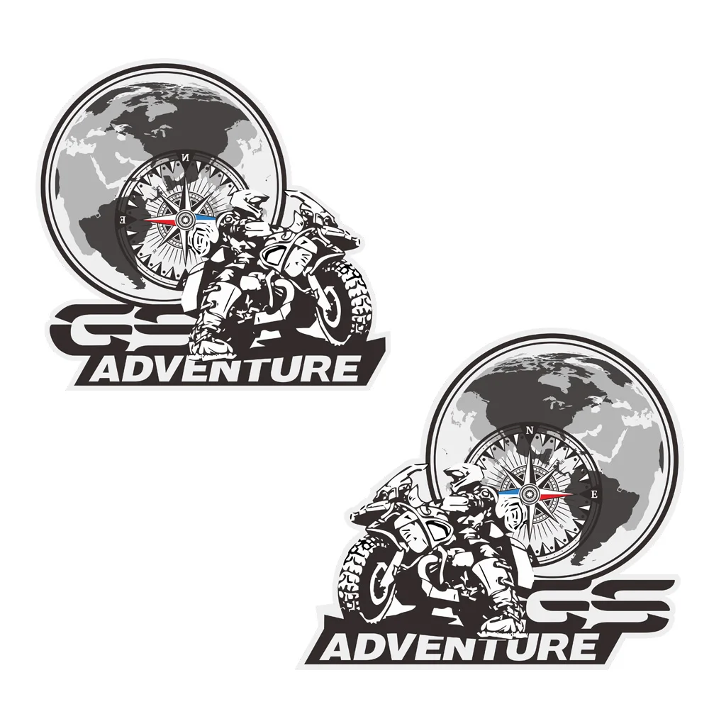 For BMW R1200gs F850gs F800gs R1250gs F750gs R1150gs G310gs R 1200 F800 GS Adventure Panniers Luggage Aluminium Stickers Trunk