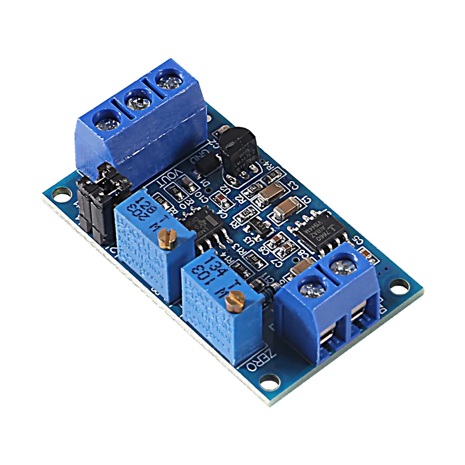 Current To Voltage Module 0 -20mA/4 -20mA to 0- 3.3V/0 -5V/0 -10V Voltage Transmitter Signal Converter Module