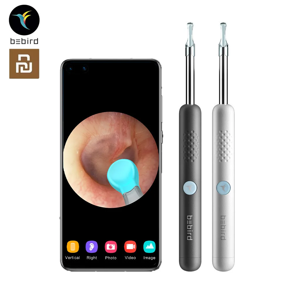 Bebird R1 R3 Smart Visual Ear Sticks Endoscope 300W High Precision Earpick Mini Camera Otoscope Health Care Ear Cleaner