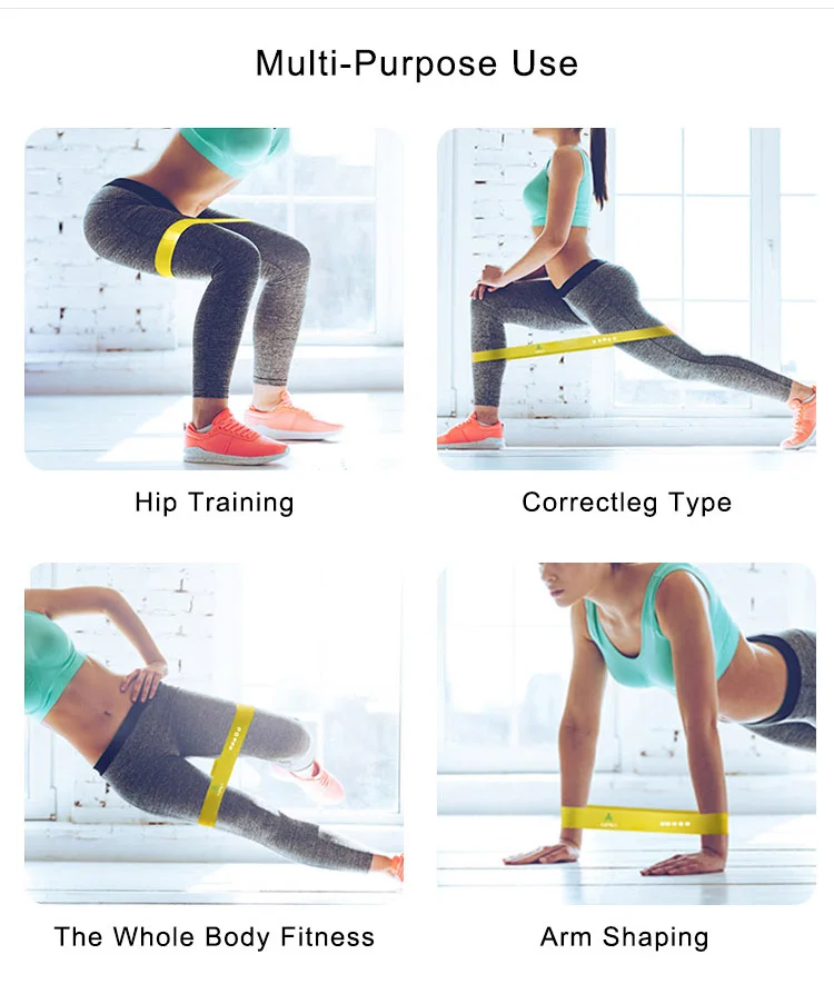 Lezyan اليوغا المقاومة المطاط اللياقة البدنية أربطة مرنة 0.3-1.1 مللي متر التدريب اللياقة البدنية اللثة بيلاتيس الرياضة معدات تدريب كروسفيت