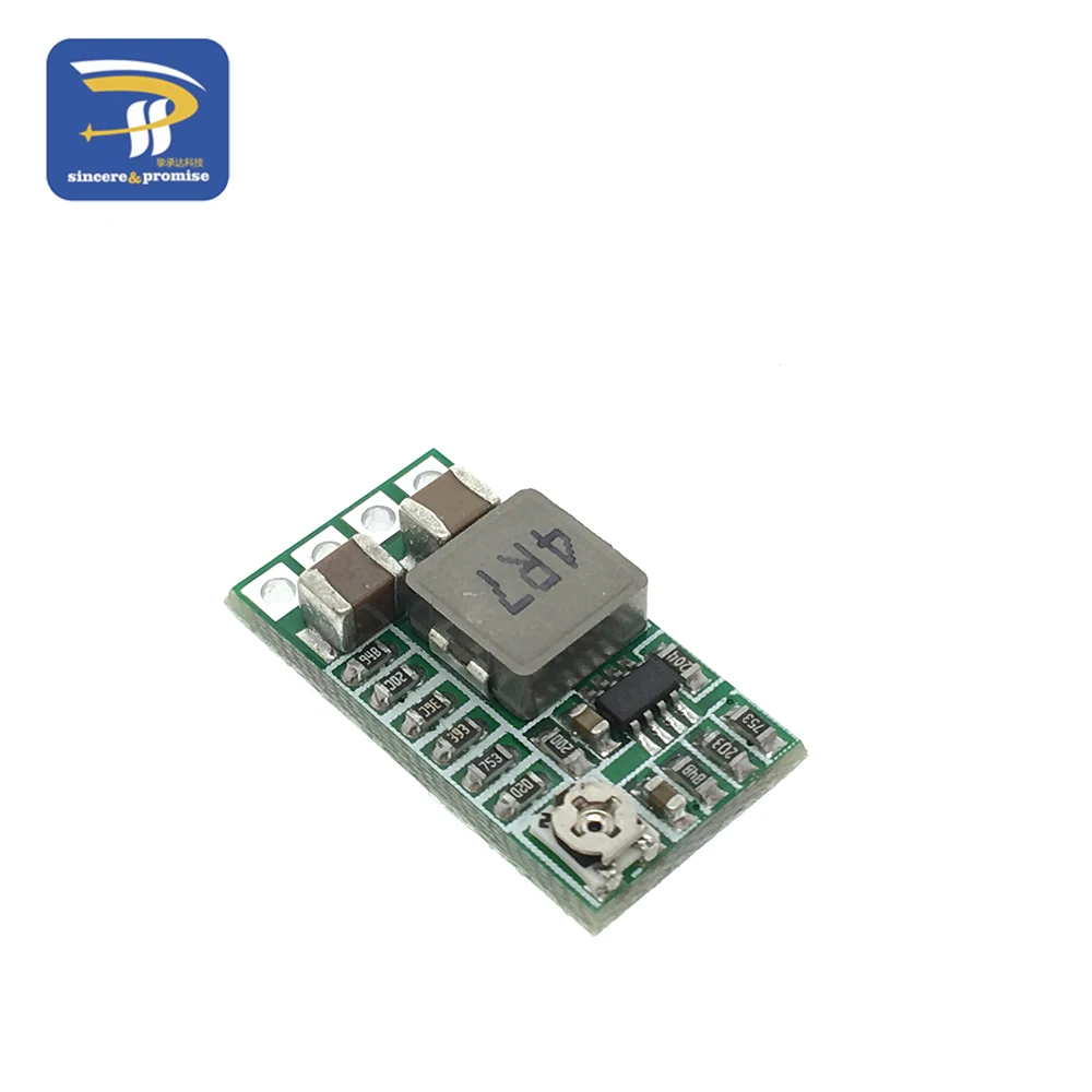 1/5Pcs Mini DC-DC 12-24V do 5V 3A obniżanie mocy przetwornica moduł zasilający napięcie regulowane 97.5% 1.8V 2.5V 3.3V 5V 9V 12V