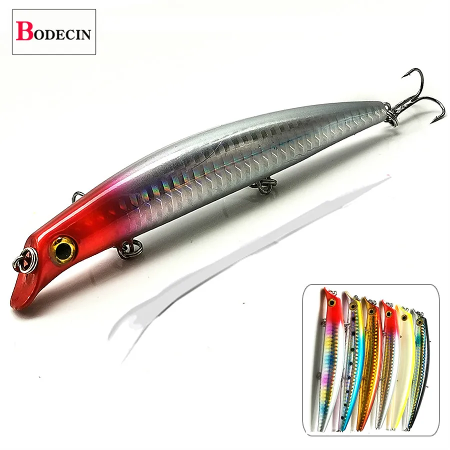 Isca Poper Carp/Hard/Laser/Big/Artificial Bait 3d Eyes Fish Floating Crankbait Floating Minnow Fishing Lure/Tackle/Wobblers Sea