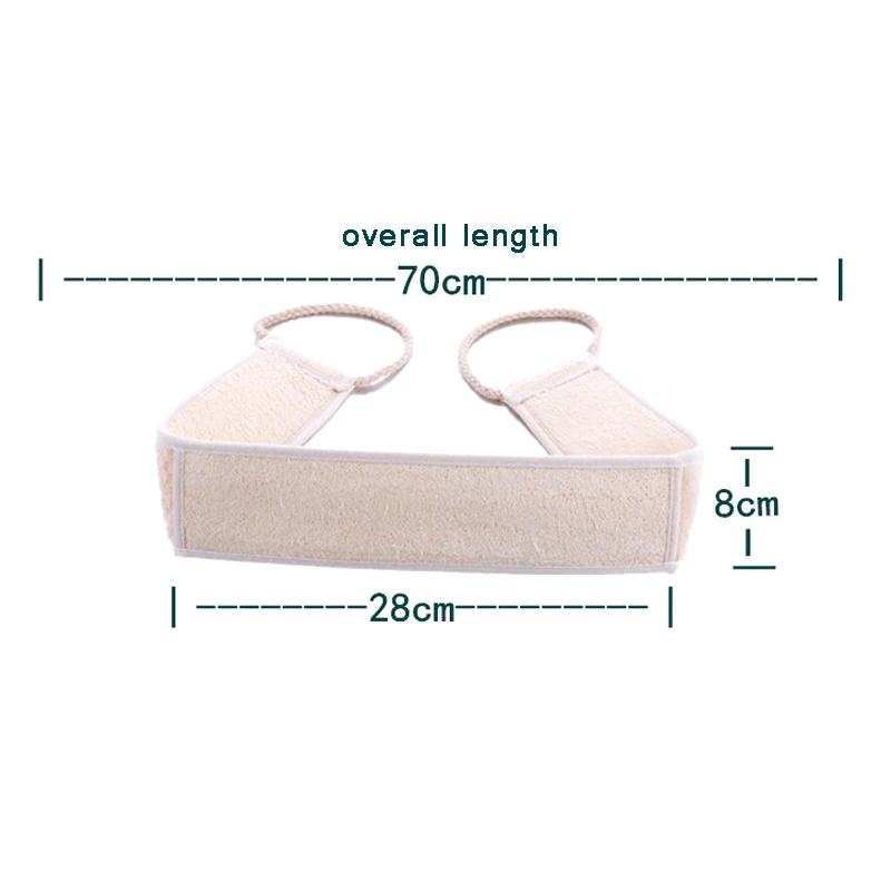 Soft Bath Sponge Exfoliating Loofah Back Strap Bath Shower Massage Spa Scrubber Sponge Body Skin Health Cleaning 70cm X 8cm