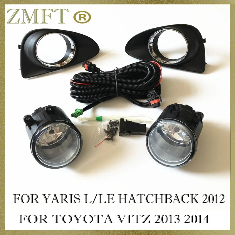 

1Set Car Replacement Fog Light Lamp Assembly For TOYOTA VITZ 2013 2014 For YARIS L/LE Hatchback 2012 With Switch Wire