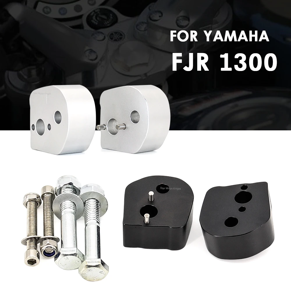 Handlebar Riser for Yamaha FJR1300 FJR 1300 2006-2020 2019 2018 2017 2016 2015 2014 2013 2012 2011 Silver Motorcycle Accessories