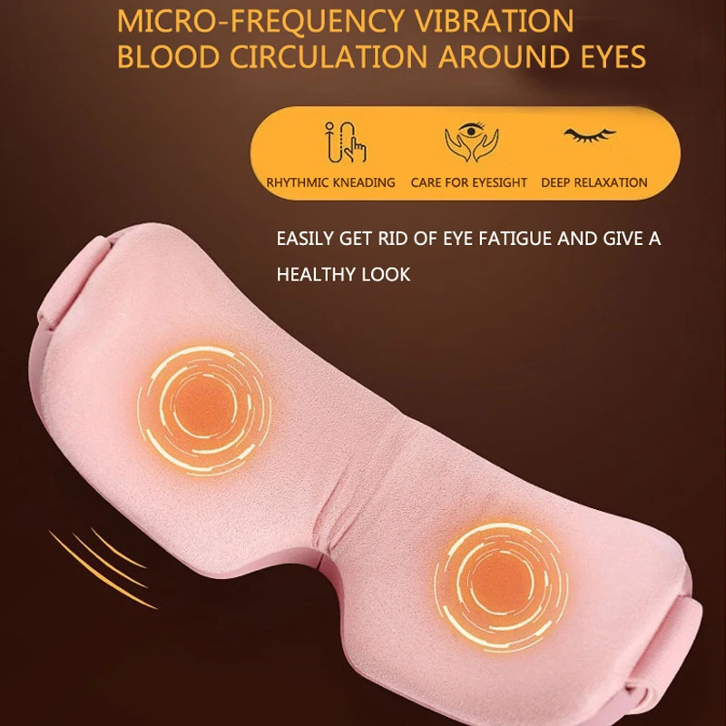 4D Smart Airbag Vibration Eye Massager Eye Care Instrument Hot Compress Bluetooth Eye Fatigue Massage Glasses Electric Eye Care