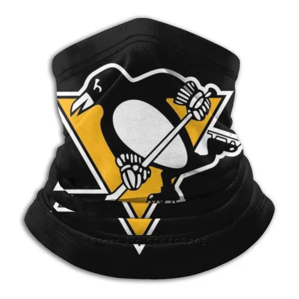 Penguins-Pittsburgh Merch Microfiber Neck Warmer Bandana Scarf Face Mask Logo Penguin