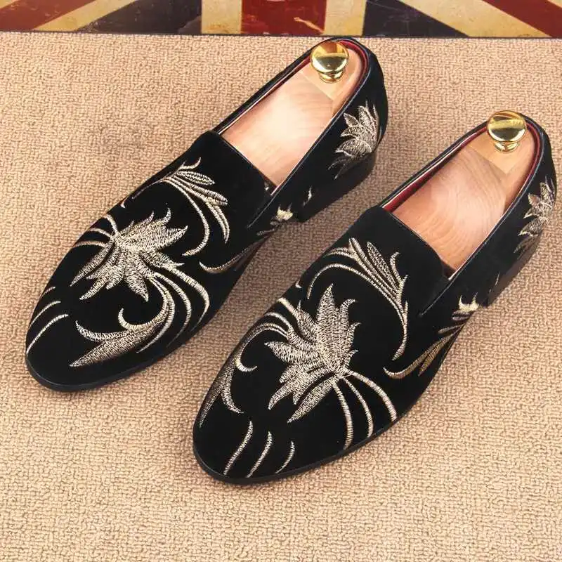 Mazefeng Man Breathable Stitching Style Casual Shoes Adults Fashion Lazy Loafers Men Driving Slip-On Doug Shoes Plus Size 38-48