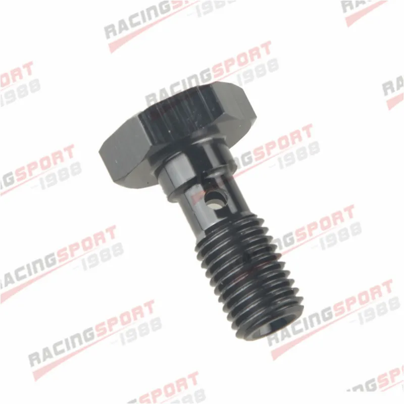 

Banjo Bolt M8 x 1.0 Banjo Bolts Brake Adaptor Aluminium Alloy Black