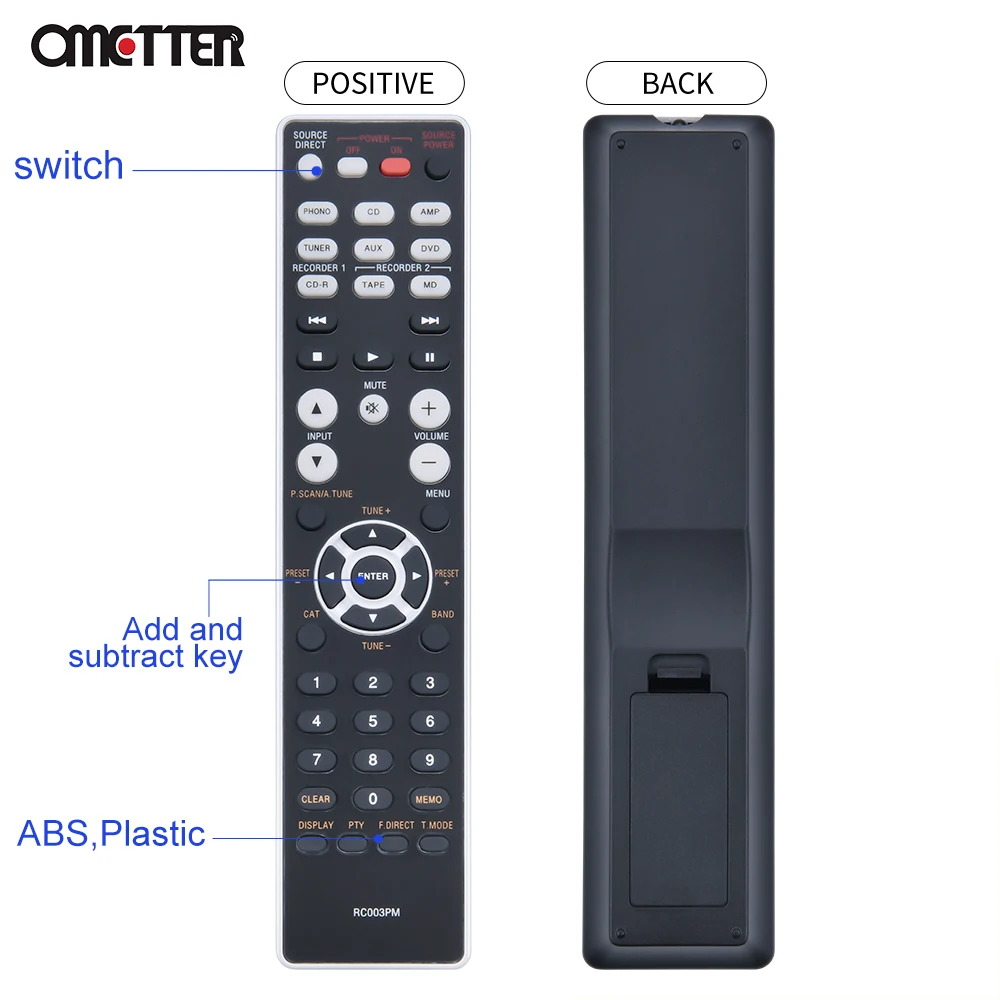 RC025SR RC003PM RC004NA Suitable for Marantz Remote Control CD Player PM5004 PM5005 PM6003 PM6004 PM6005 PM6006 PM7003