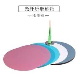 20pc polishing film D1 D3 D9 D30 ADS for optic fibre connector abrasive paper diamond lapping pad free shipping ELINK