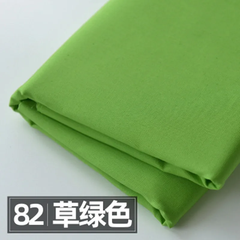 Half Meter Solid Color 100% Cotton Poplin Fabric For Handmade DIY Children Baby Garment Dress Skirt T1349