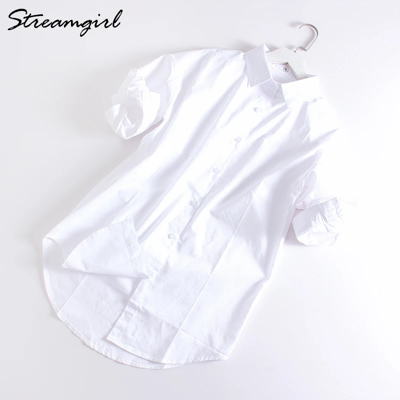 Women\'s Oversize Shirt Tunics White Shirts For School Women Women\'s Elegant Blouse 2022 White Shirt Oversize Women Blouses Tunic