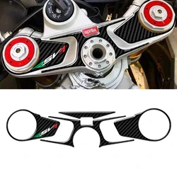 3D Carbon-look Top Triple Clamp Yoke Defender Case for Aprilia RSV4 2009-2017 2010 2011 2012 2013 2014 2015 2016