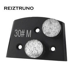 REIZTRUNO 1 piece  two botton segments diamond Floor Grinding Shoes for concrete,Lavina  grinding tools Floor Polishing Block