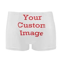 Men Swimwear Pants Summer Sexy Beach Shorts Swim Shorts Trunks New Custom Picture Swimsuit Men's Swimming Trunks Boxer Briefs