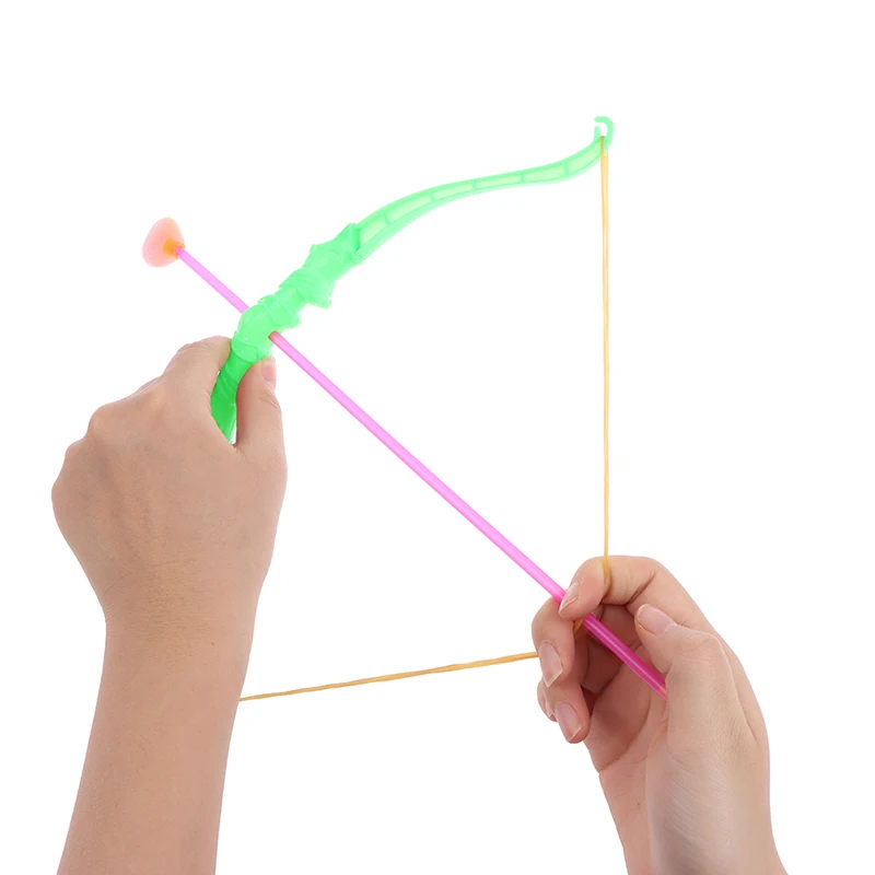 8cm Kids Shooting Outdoor Sports Toy Bow Arrow With Sucker Plastic Toys For Children Outdoor Funny Toys Gifts Kit Kids Toy